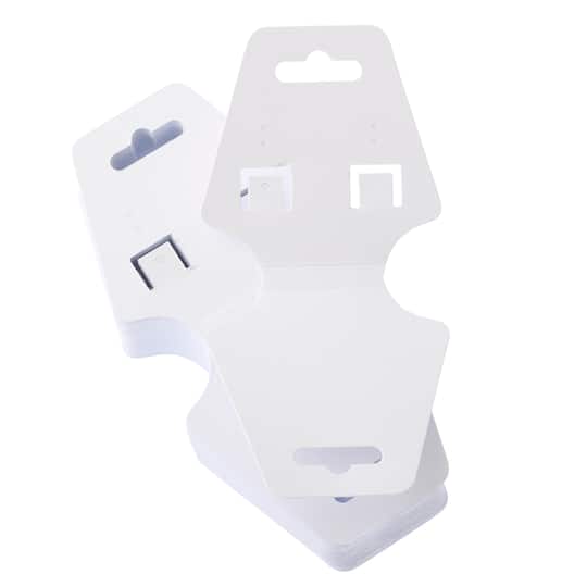 White Necklace & Earring Cards by Bead Landing™, 75ct.